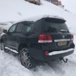 VDJ200 in de sneeuw!